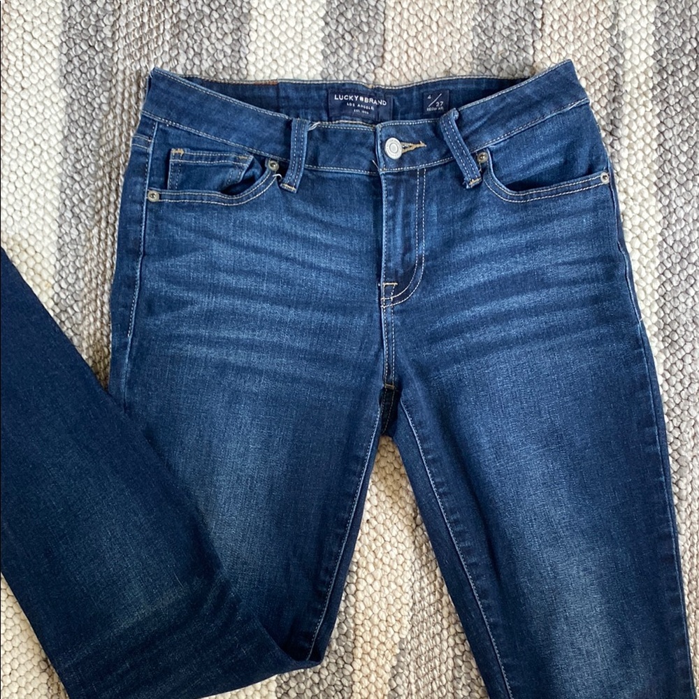 Lucky Brand Low Rise Skinny Lolita Jeans with Classic Indigo Wash
